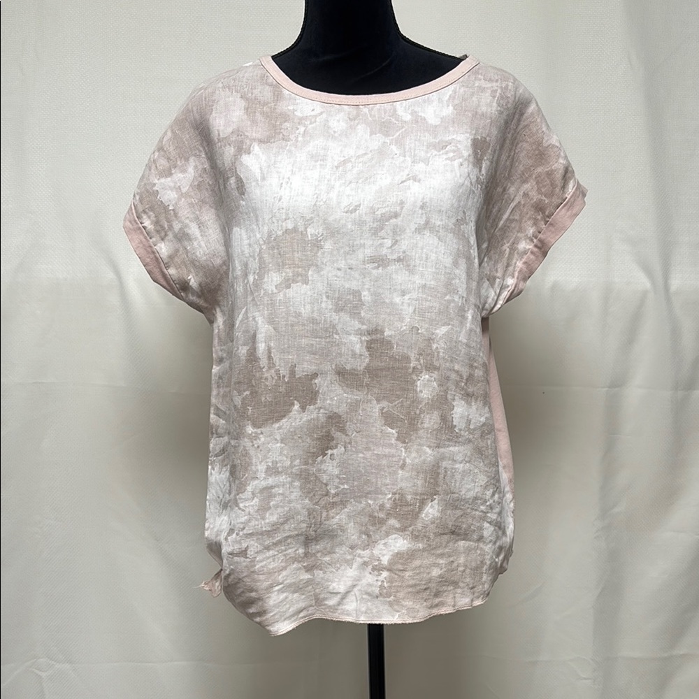 Pure Venice Pink Linen Top